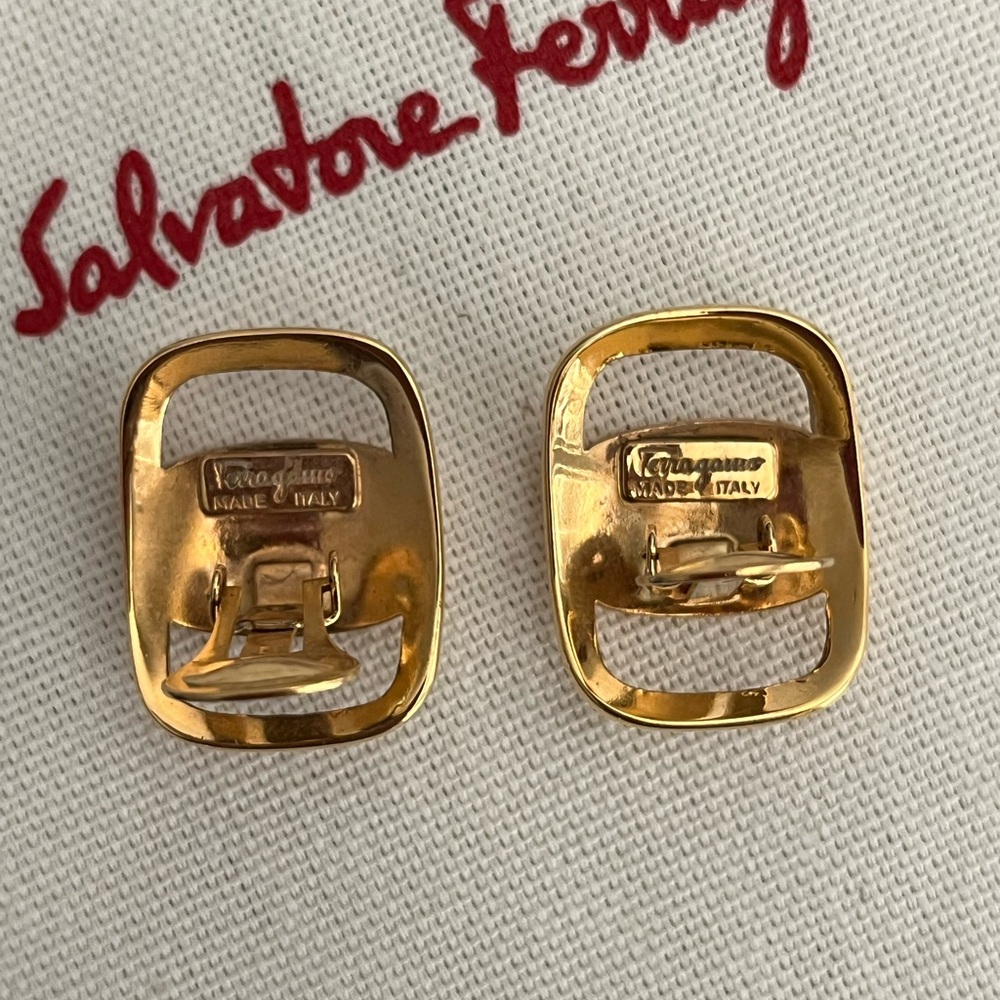 Salvatore Ferragamo Vara Vintage Earrings - Picture 4 of 6